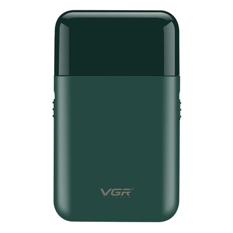 ماشین اصلاح موی صورت وی جی آر مدل V-390 با تیغه استیل ضد زنگ، تکنولوژی شیو فویلی، باتری قابل شارژ با 45 دقیقه زمان اس...