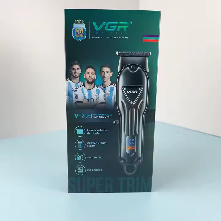 ماشین اصلاح موی سر و صورت شارژی وی جی ار مدل v-298