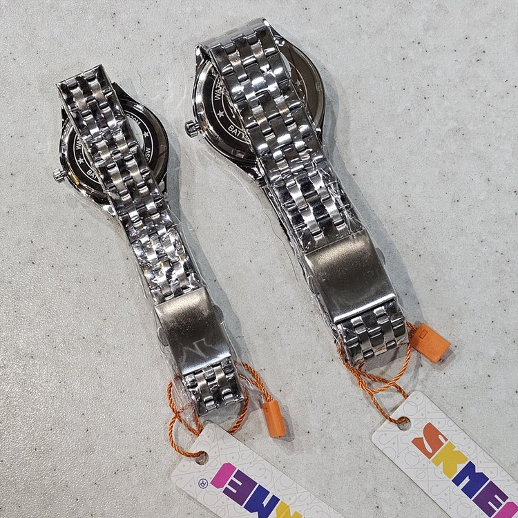 ست ساعت مچی عقربه ای اسکمی مدل 9071 black کد 01