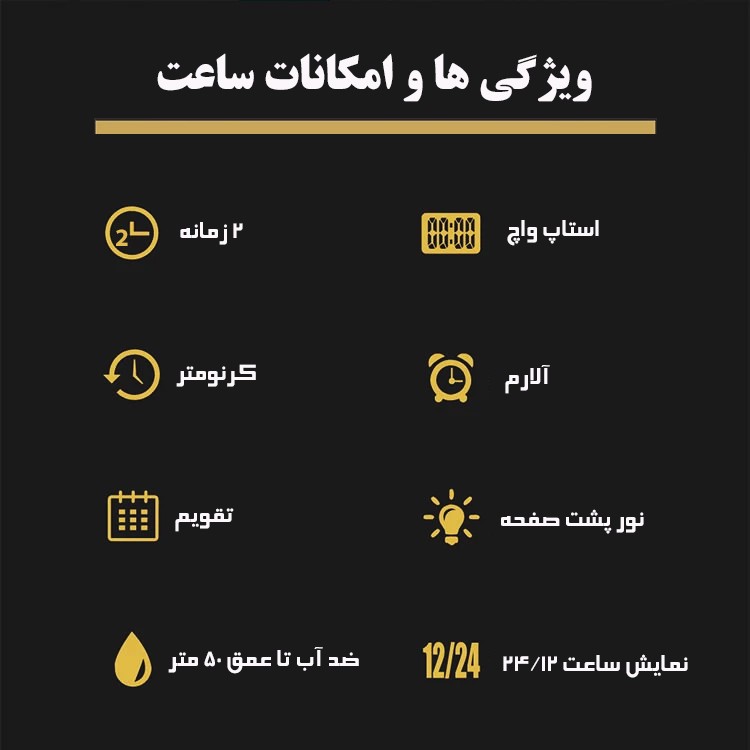 ساعت مچی عقربه ای مردانه اسکمی مدل 1520-GR
