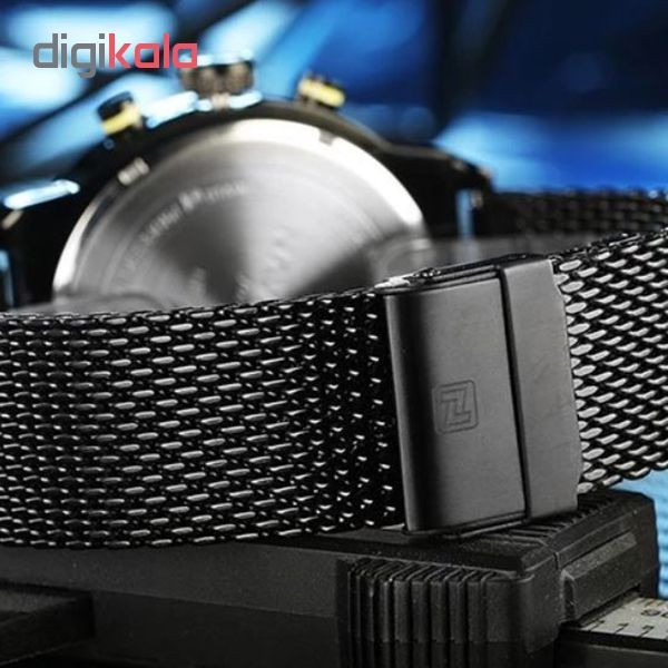 ساعت مچی عقربه ای کوارتز مردانه نیوی فورس مدل NF9068BL-WH2