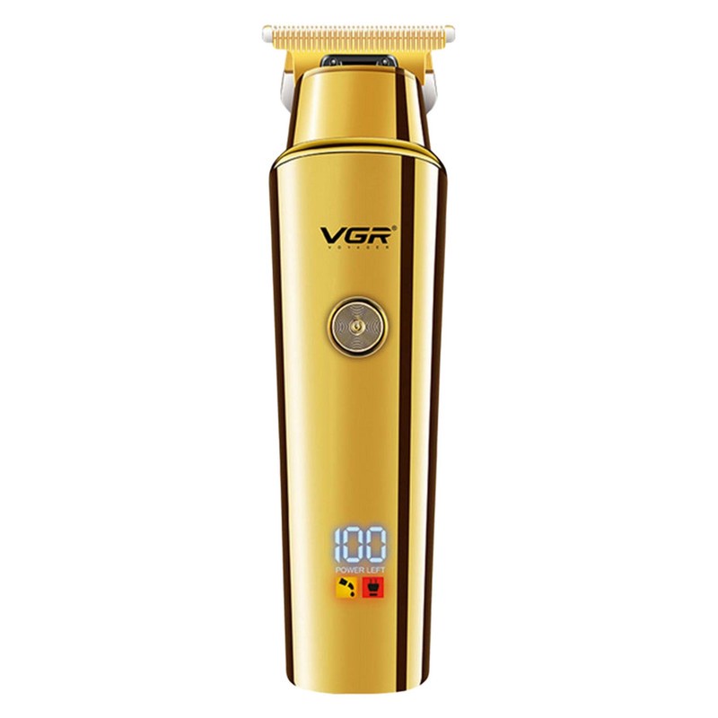 ماشین اصلاح موی سر و صورت وی جی آر مدل V-947 با تیغه استیل ضد زنگ، باتری لیتیوم یونی 2000 میلی آمپر، 500 دقیقه استفاد...