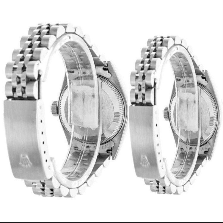 ست ساعت مچی عقربه ای زنانه و مردانه مدل DATE JUST S S