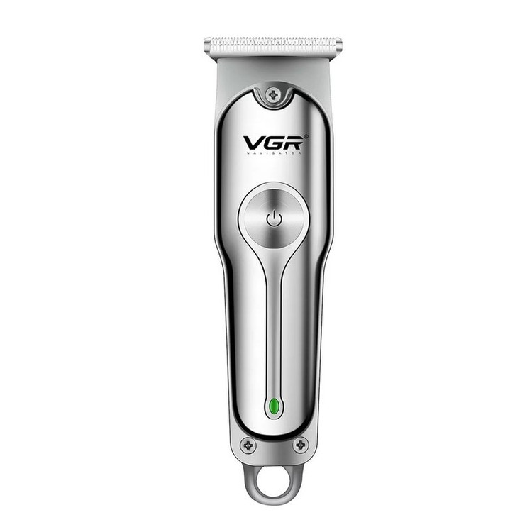 ماشین اصلاح موی سر و صورت وی جی ار مدل V-071 با تیغه دوار روکش الماس، موتور 8500 دور در دقیقه، باتری 600 میلی آمپر سا...