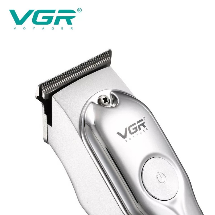 ماشین اصلاح موی سر و صورت وی جی ار مدل V-071 با تیغه دوار روکش الماس، موتور 8500 دور در دقیقه، باتری 600 میلی آمپر سا...