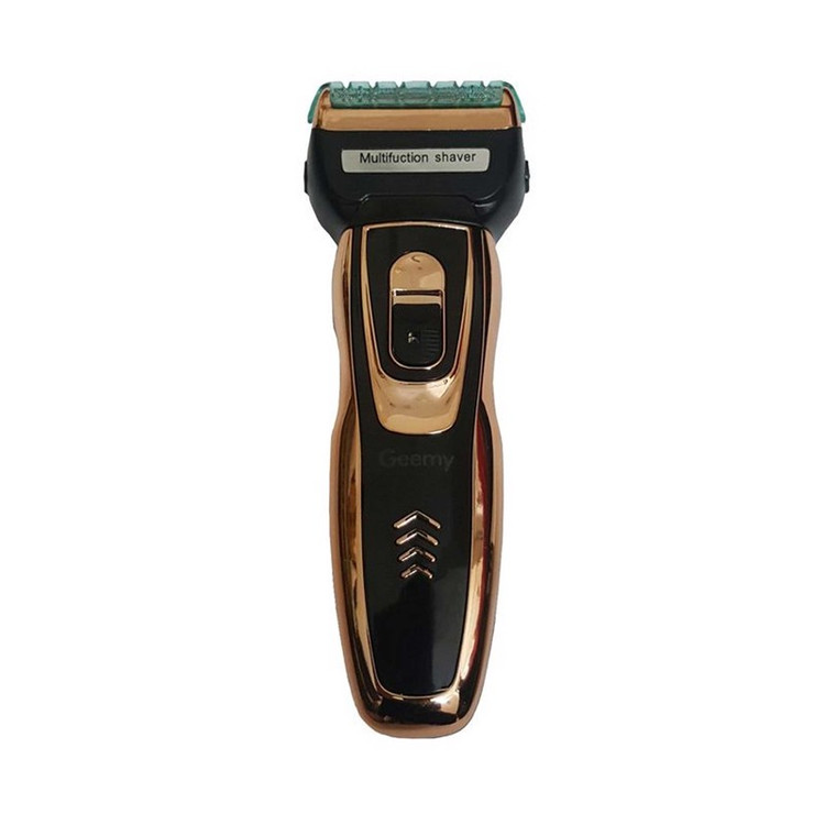 ماشین اصلاح صورت جیمی مدل GM-595 با تیغه استیل ضدزنگ، صفرزن فویلی، استفاده خشک و مرطوب، سری مو زن بینی و خط زن، شارژ ...