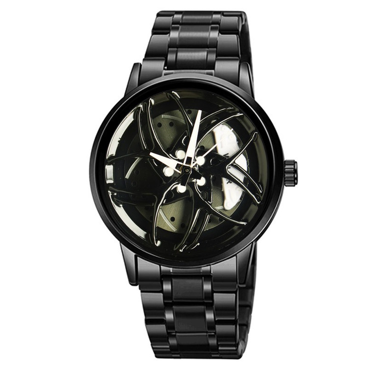ساعت مچی عقربه ای کوارتز مردانه مدل چرخشی اسپینر دار ES-02