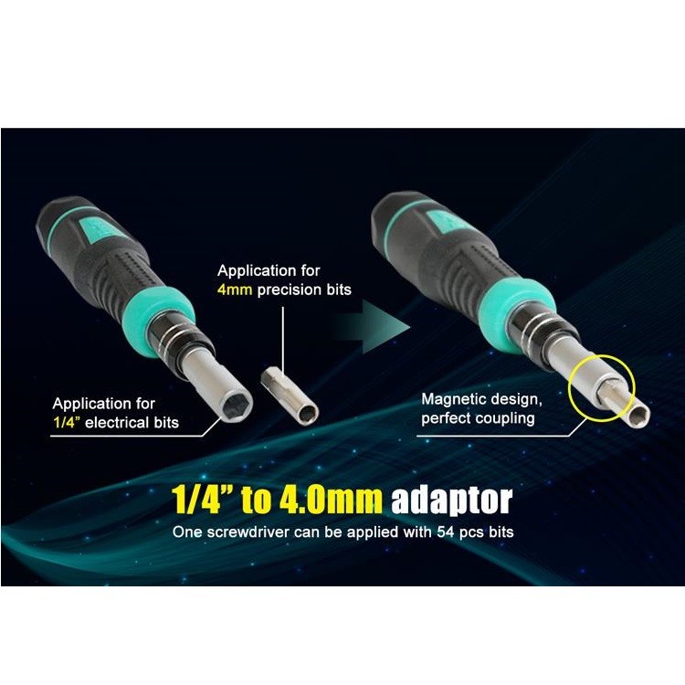 رابط سری پیچ گوشتی پروسکیت مدل SD-9857M بسته 57 عددی
