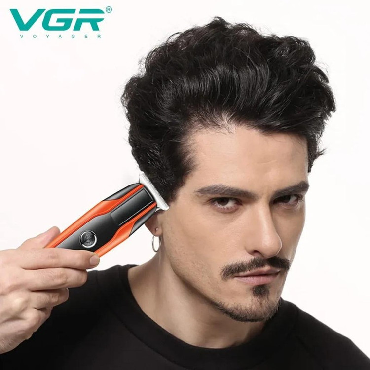 ماشین اصلاح موی سر و صورت وی جی آر مدل V-999 با تیغه استیل پیشرفته، اصلاح دقیق 0.01 میلی متر، استفاده خشک و مرطوب، با...
