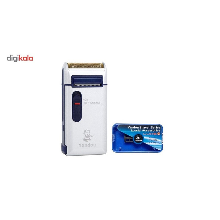 ماشین اصلاح موی صورت فویلی یاندو مدل Sv-W301U با باتری قابل شارژ 60 دقیقه ای، تیغه استیل ضد زنگ، طراحی ارگونومیک و تی...