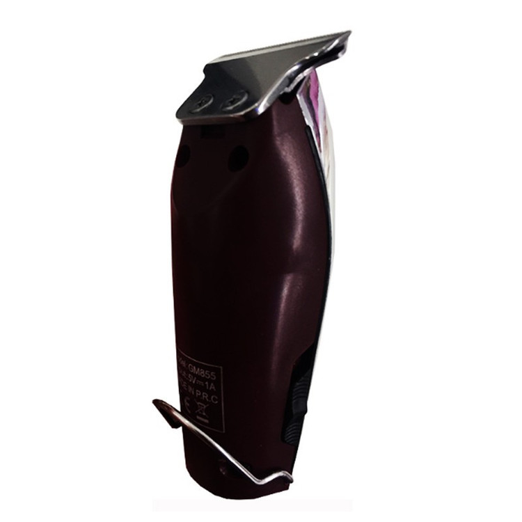 ماشین اصلاح موی سر و صورت جیمی مدل GM 855 با تیغه استیل ضد زنگ، باتری لیتیوم یون، دو سرعت موتور قابل تنظیم، منبع تغذی...