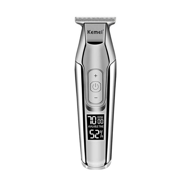 ماشین اصلاح موی صورت کیمی مدل KM-5027 با تیغه تیتانیوم پیشرفته، باتری قابل شارژ با 240 دقیقه مدت استفاده، قابلیت اصلا...