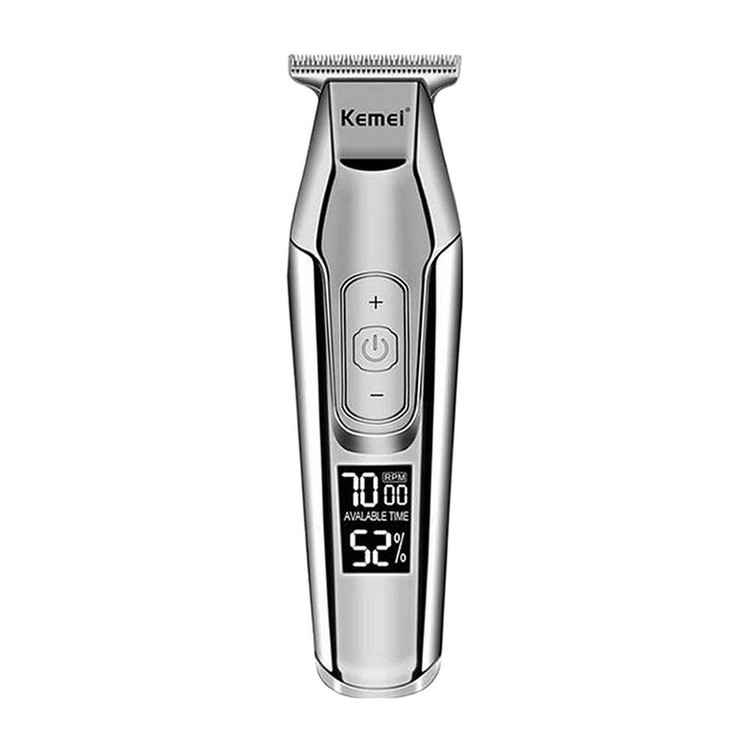 ماشین اصلاح موی صورت کیمی مدل KM-5027 با تیغه تیتانیوم پیشرفته، باتری قابل شارژ با 240 دقیقه مدت استفاده، قابلیت اصلا...