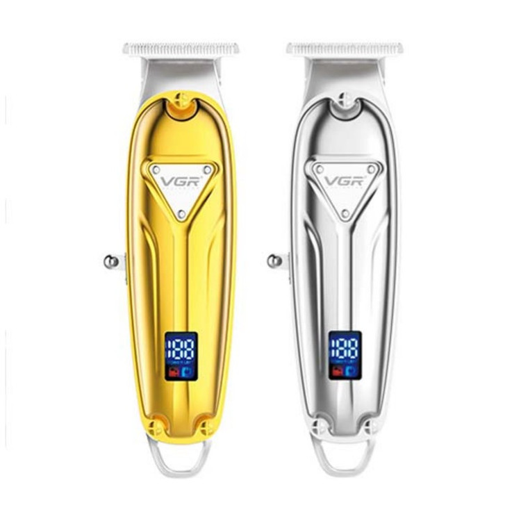 ماشین اصلاح مو صورت و سر وی جی آر مدل V-062 با باتری 1400mAh، شارژ سریع، 2 ساعت استفاده بی سیم، شانه متحرک در 4 انداز...