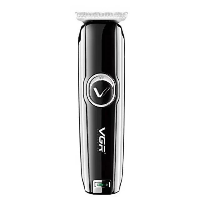 ماشین اصلاح موی بدن و صورت وی جی ار مدل V-168 با تیغه استیل ضد زنگ، طراحی ارگونومیک، شارژ USB، قابلیت تنظیم سرعت و شا...
