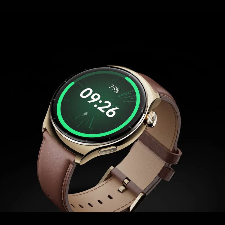 ساعت هوشمند میبرو مدل Lite 3 Pro بند چرمی، ضد آب، صفحه نمایش AMOLED، روشنایی 1000 نیتی، دارای قابلیت صفحه همیشه روشن،...