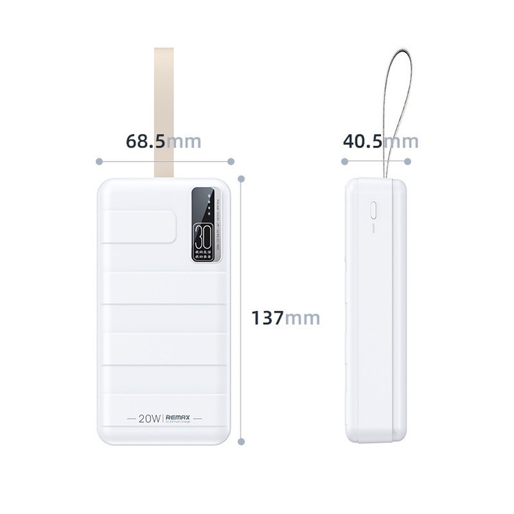 پاوربانک 22.5 وات ریمکس مدل RPP-506 ظرفیت 30000 میلی آمپرساعت