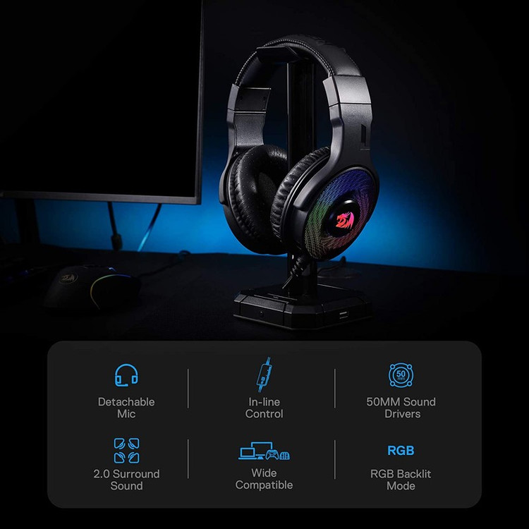 هدست مخصوص بازی ردراگون مدل Pandora H350