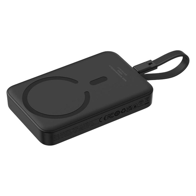 پاوربانک بی سیم 30 وات باسئوس مدل Magnetic Mini ظرفیت 10000 میلی آمپر ساعت