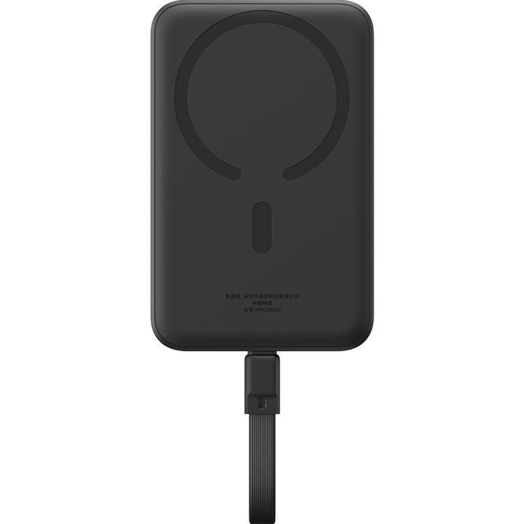 پاوربانک بی سیم 30 وات باسئوس مدل Magnetic Mini ظرفیت 10000 میلی آمپر ساعت