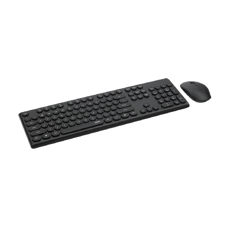 کیبورد و موس بی سیم رپو مدل X260، سوییچ ممبران، Full-Size