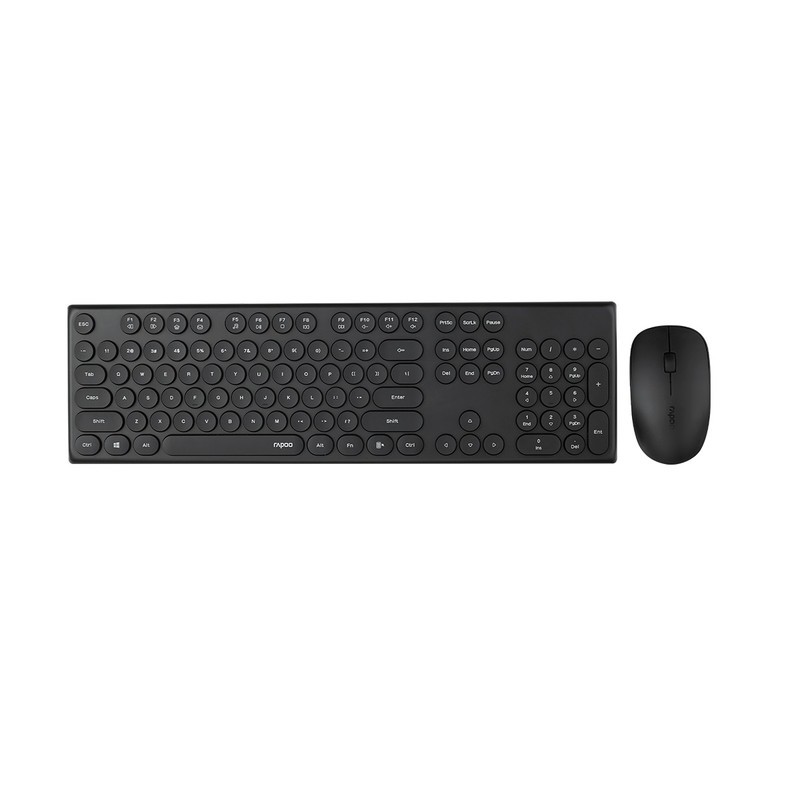 کیبورد و موس بی سیم رپو مدل X260، سوییچ ممبران، Full-Size