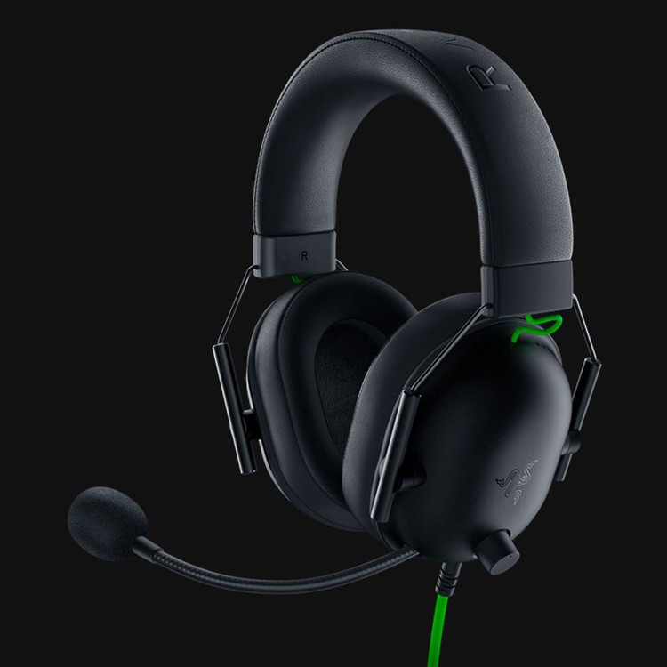 هدست گیمینگ بلوتوثی ریزر مدل BlackShark V2 X با نویز کنسلینگ بدنه، نویز کنسلینگ میکروفون (ENC)، اتصال از طریق جک 3.5 ...