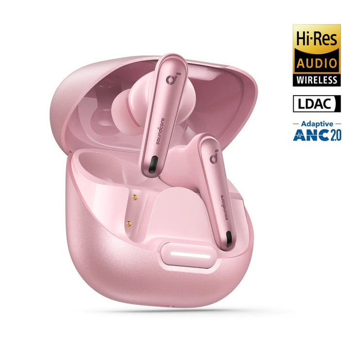 هدفون بلوتوثی انکر مدل Soundcore Liberty 4 NC با نویز کنسلینگ فعال (ANC)، درگاه شارژ USB Type-C، پشتیبانی از فرمان لم...