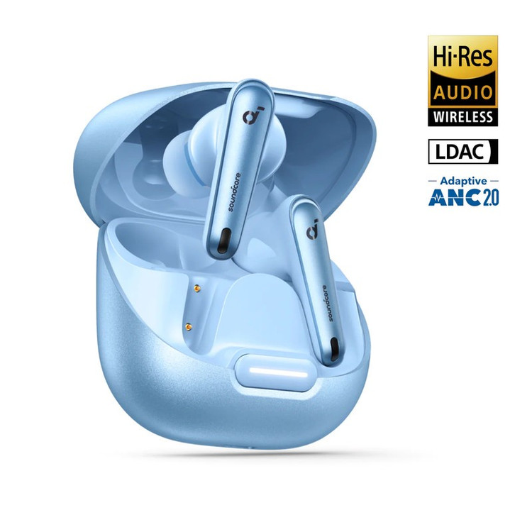هدفون بلوتوثی انکر مدل Soundcore Liberty 4 NC با نویز کنسلینگ فعال (ANC)، درگاه شارژ USB Type-C، پشتیبانی از فرمان لم...