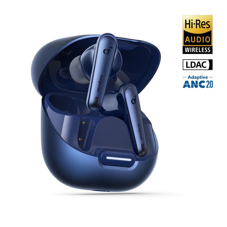 هدفون بلوتوثی انکر مدل Soundcore Liberty 4 NC با نویز کنسلینگ فعال (ANC)، درگاه شارژ USB Type-C، پشتیبانی از فرمان لم...