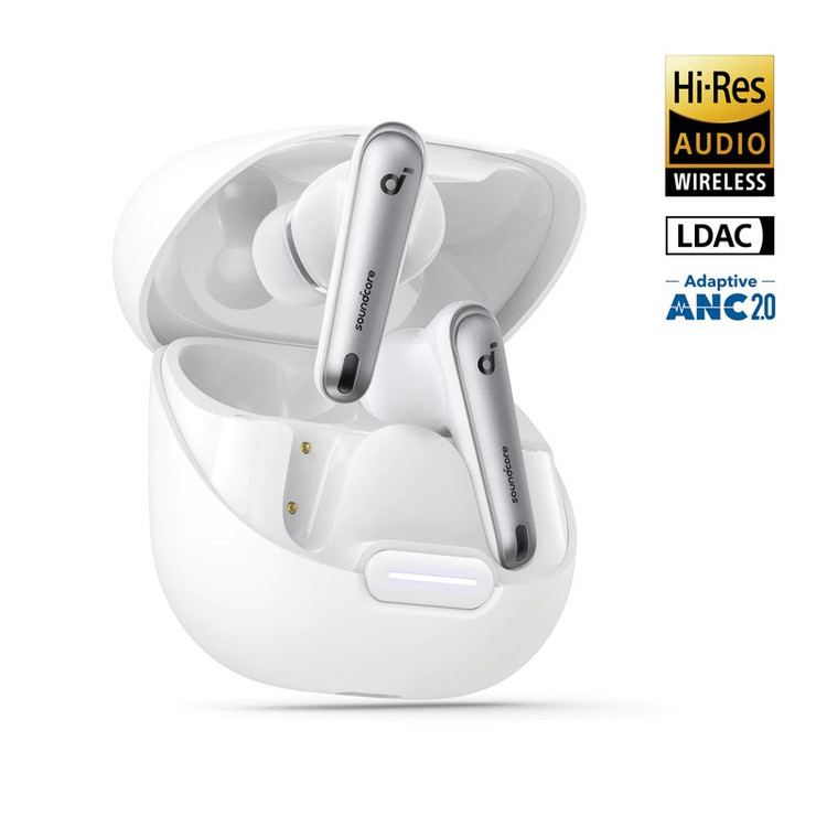 هدفون بلوتوثی انکر مدل Soundcore Liberty 4 NC با نویز کنسلینگ فعال (ANC)، درگاه شارژ USB Type-C، پشتیبانی از فرمان لم...