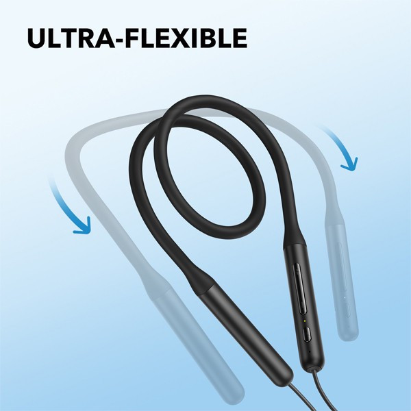 هدفون بلوتوثی گردنی انکر مدل A3213 U2i با نویز کنسلینگ میکروفون (ENC)، درگاه شارژ USB Type-C، دارای میکروفون با فناور...