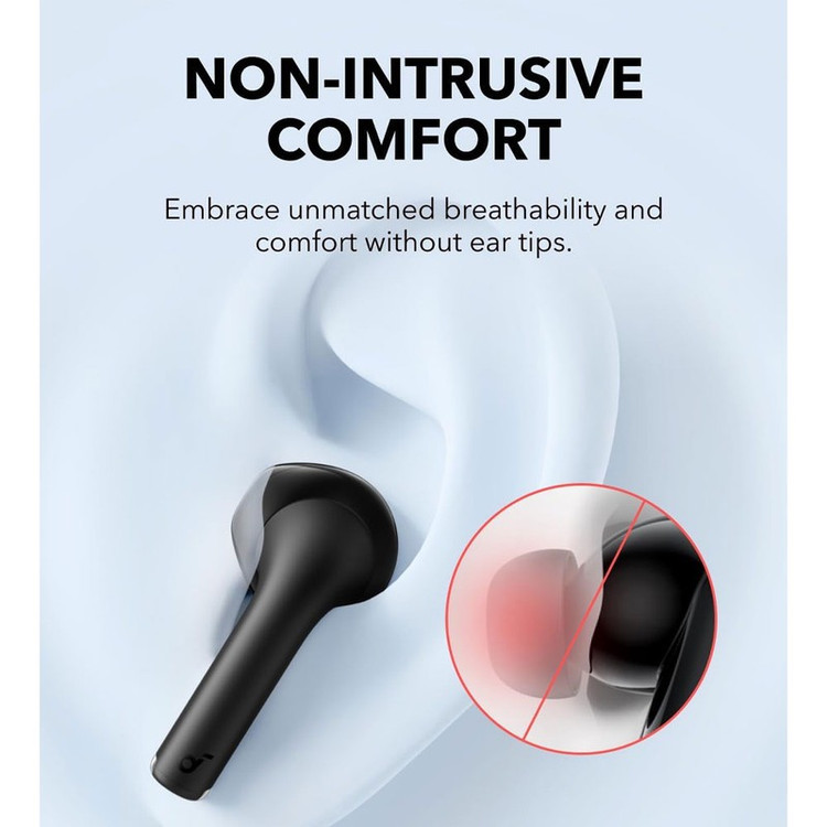 هدفون بلوتوثی انکر مدل Soundcore K20i با نویز کنسلینگ میکروفون (ENC)، درگاه شارژ USB Type-C، دارای کنترل لمسی، مقاوم ...