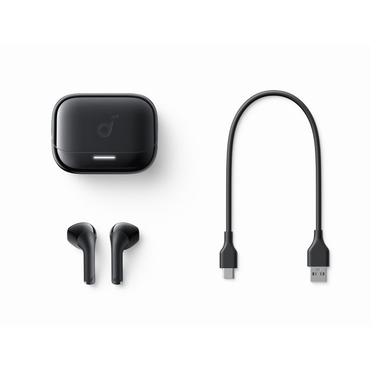 هدفون بلوتوثی انکر مدل Soundcore K20i با نویز کنسلینگ میکروفون (ENC)، درگاه شارژ USB Type-C، دارای کنترل لمسی، مقاوم ...