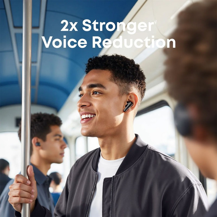 هدفون بلوتوثی انکر مدل Soundcore Liberty 5 با نویز کنسلینگ فعال (ANC)، درگاه شارژ USB Type-C، تا 30 ساعت زمان پخش موس...