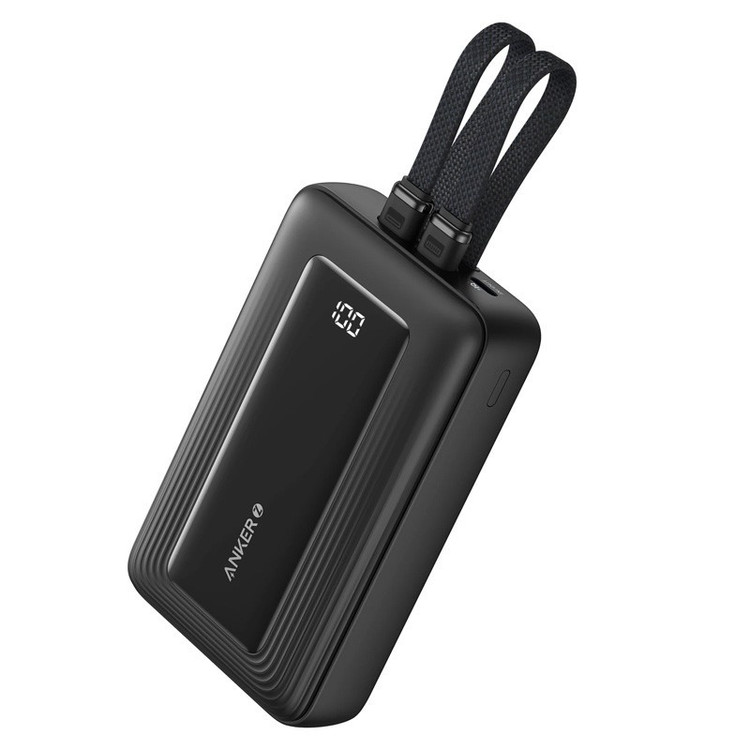 پاوربانک انکر مدل A1681 ظرفیت 20000 میلی آمپر ساعت به همراه کابل لایتنیگ و کابل USB Type-C