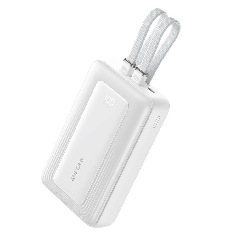 پاوربانک انکر مدل A1681 ظرفیت 20000 میلی آمپر ساعت به همراه کابل لایتنیگ و کابل USB Type-C