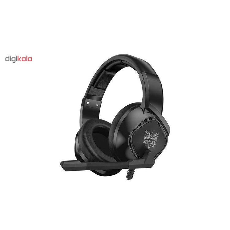هدست گیمینگ اونیکوما مدل K19 بدون قابلیت نویز کنسلینگ، درگاه USB، دارای نورپردازی RGB، طراحی ارگونومیک، مقاوم در براب...