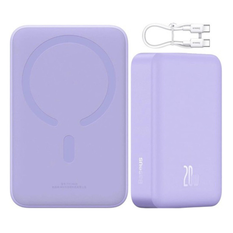پاوربانک بیسوس مدل MAGNETIC MINI 20W ظرفیت 20000 میلی آمپر ساعت