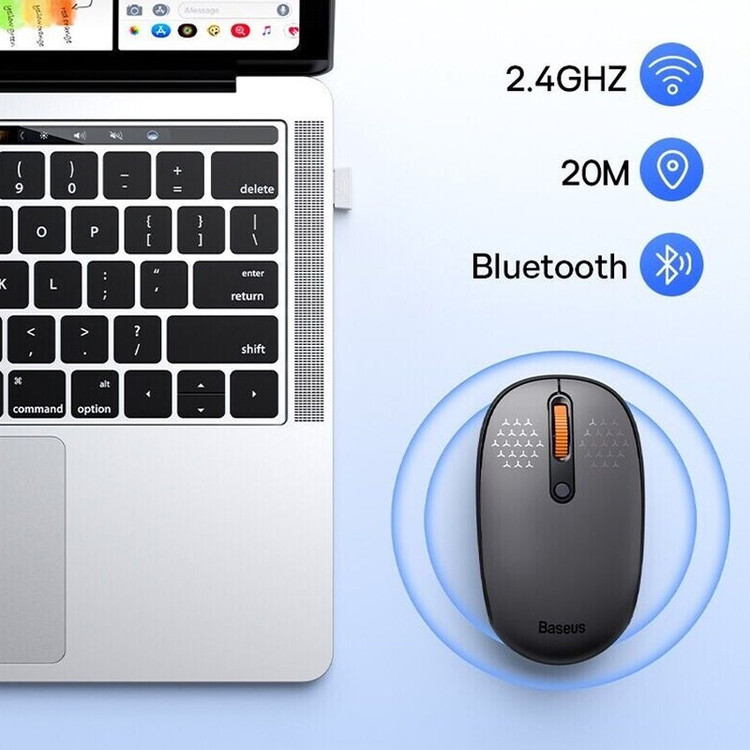 ماوس بی سیم بیسوس مدل F01B Tri-Mode