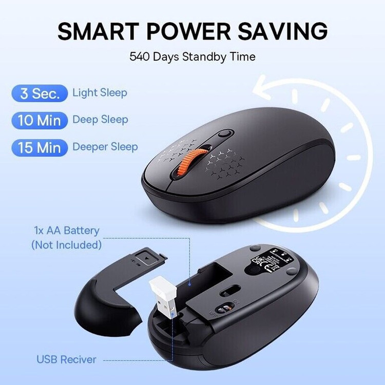 ماوس بی سیم بیسوس مدل F01B Tri-Mode