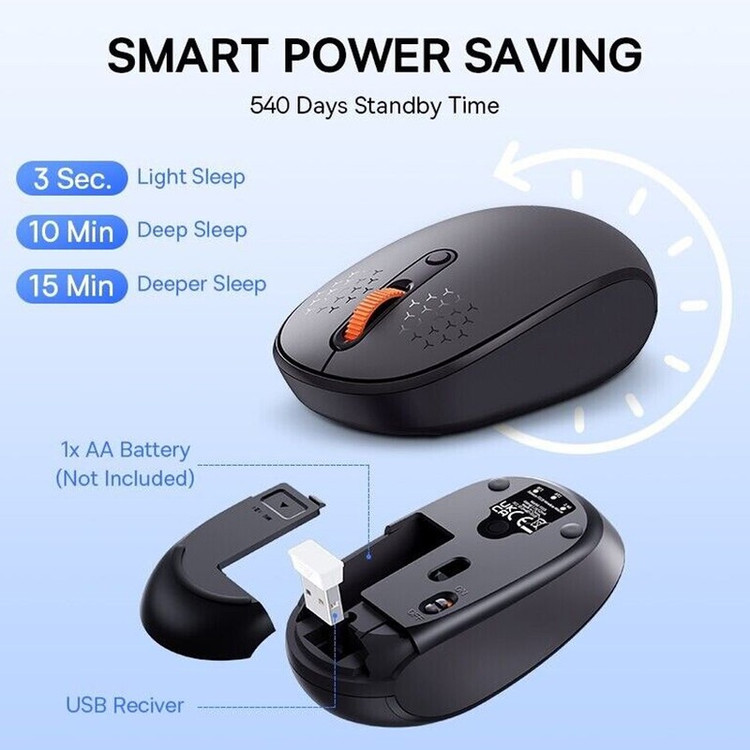 ماوس بی سیم بیسوس مدل F01B Tri-Mode