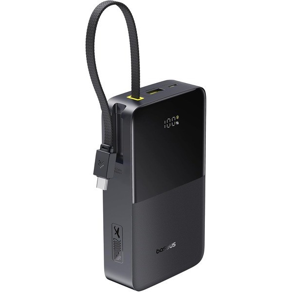 پاوربانک 22.5 وات بیسوس مدل ENERFILL PPBD2P-2020 ظرفیت 20000 میلی آمپر ساعت به همراه کابل USB-C