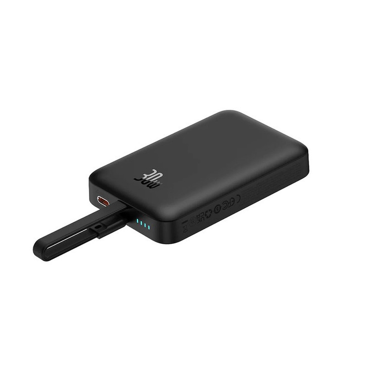 پاوربانک بیسوس مدل Magnetic Cable 30W با ظرفیت 10000 میلی آمپر ساعت