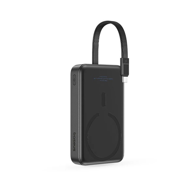 پاوربانک بیسوس مدل Magnetic Cable 30W با ظرفیت 10000 میلی آمپر ساعت