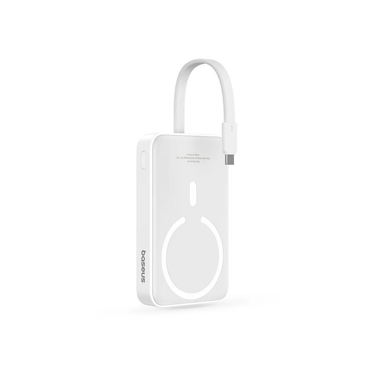 پاوربانک بیسوس مدل Magnetic Cable 30W با ظرفیت 10000 میلی آمپر ساعت