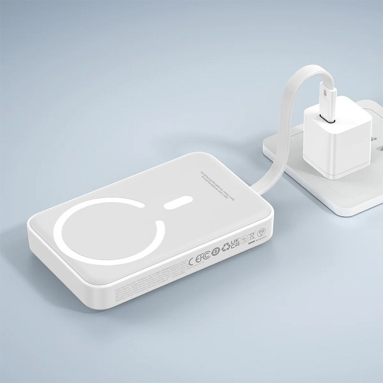 پاوربانک بیسوس مدل Magnetic Cable 30W با ظرفیت 10000 میلی آمپر ساعت