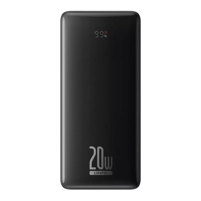 پاوربانک 20 وات باسئوس مدل LiFePO4 ظرفیت 18400 میلی آمپر ساعت به همراه کابل USB-C به USB-A