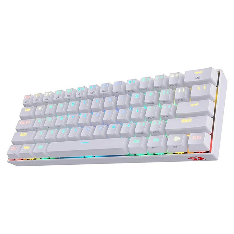 کیبورد مخصوص بازی ردراگون مدل FIZZ K617-GREY WHITE