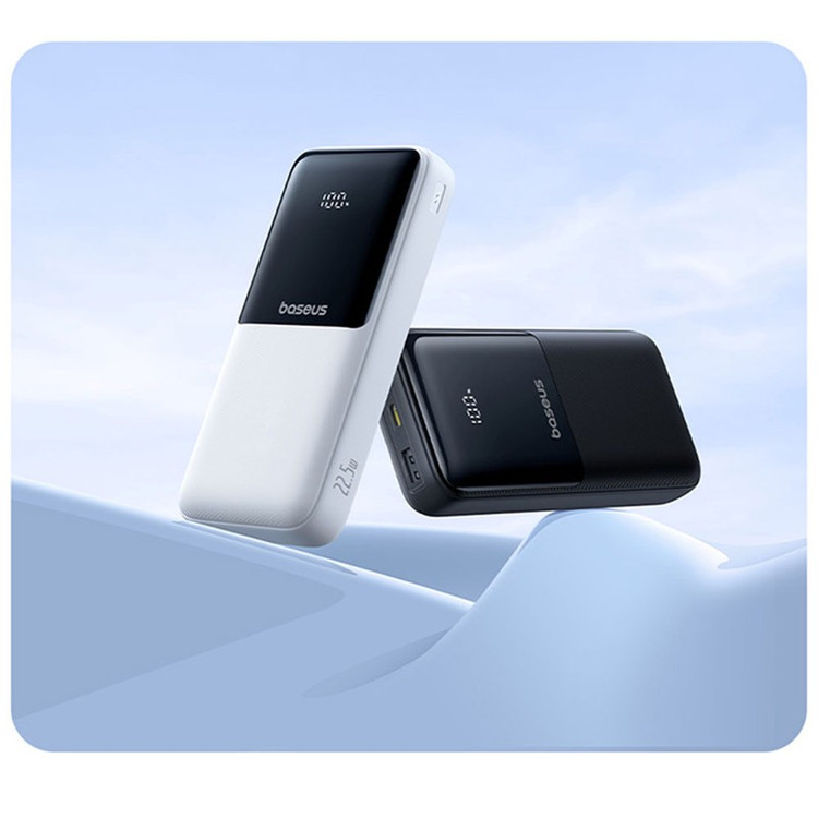 پاوربانک 22 وات بیسوس مدل LIPOW Dual ظرفیت 20000 میلی آمپرساعت به همراه کابل USB-C و لایتنینگ